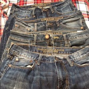 4 pairs of jeans